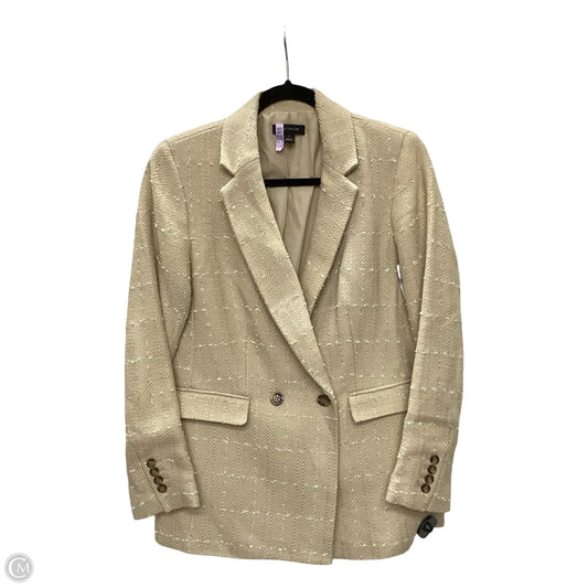 Blazer By Ann Taylor In Tan, Size: 6