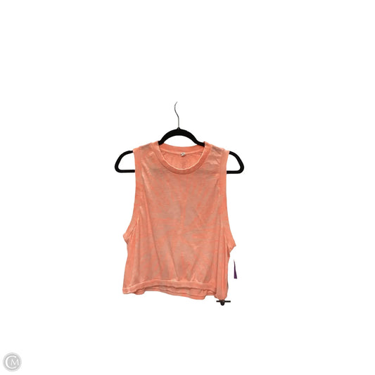 Athletic Top Short Sleeve By Free People In Orange, Size: S