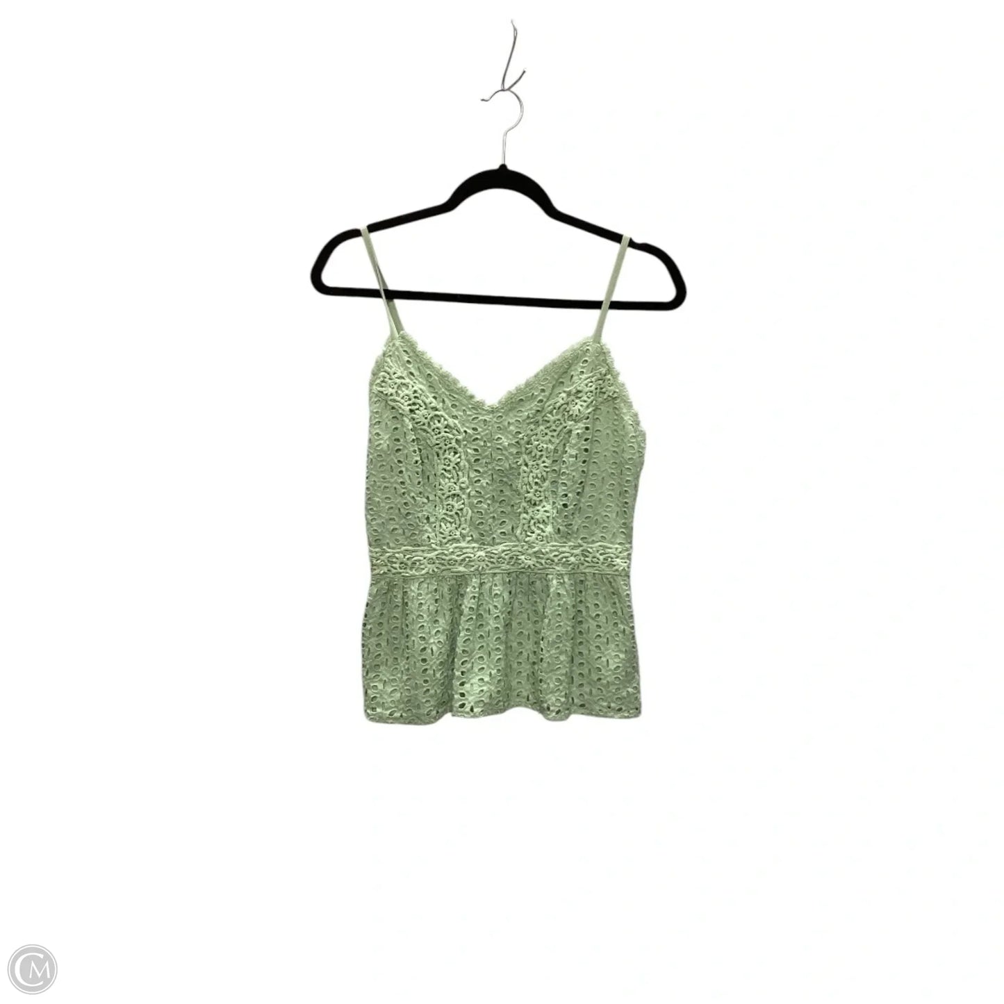 Top Sleeveless By Japna In Green, Size: L