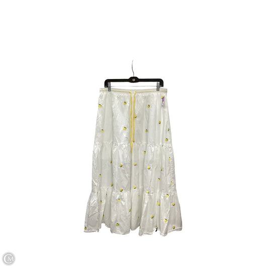 Skirt Midi By Mustard Seed In White, Size: L