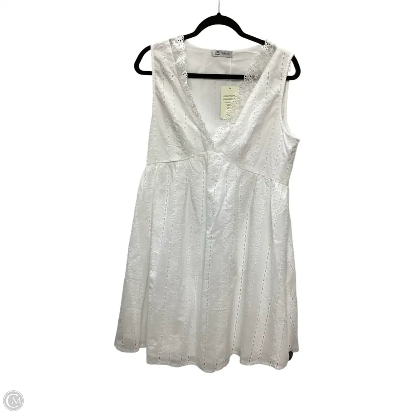 Dress Casual Short By Cupshe In White, Size: M