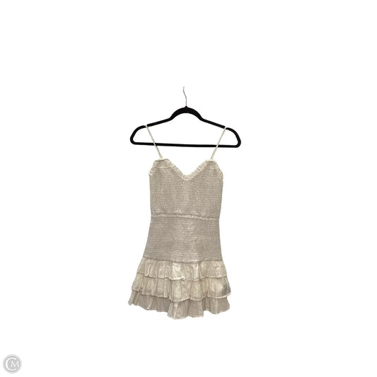 Designer Dress Casual Short By Lovers & Friends In Tan, Size: Xxs