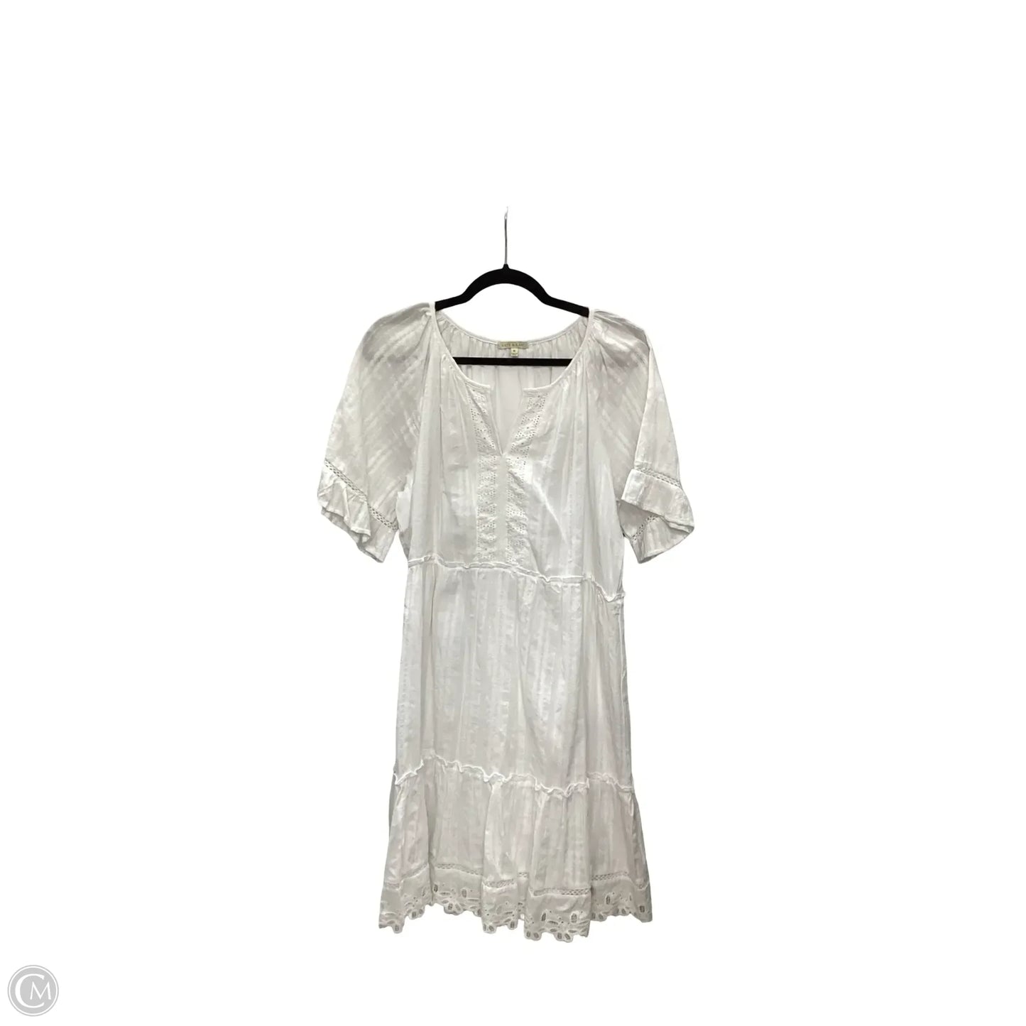 Dress Casual Short By Kate & Sam In White, Size: Xl