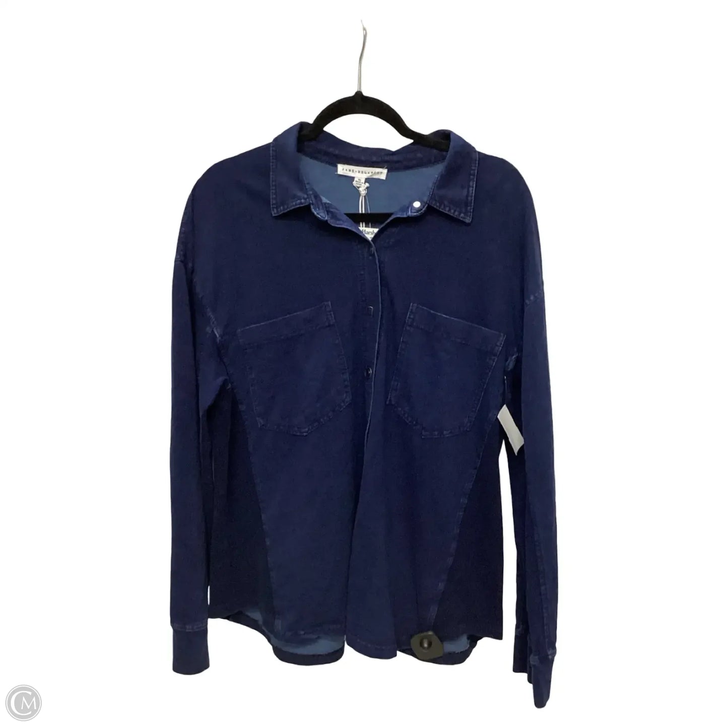 Jacket Denim By Jane And Delancey In Blue Denim, Size: Xl