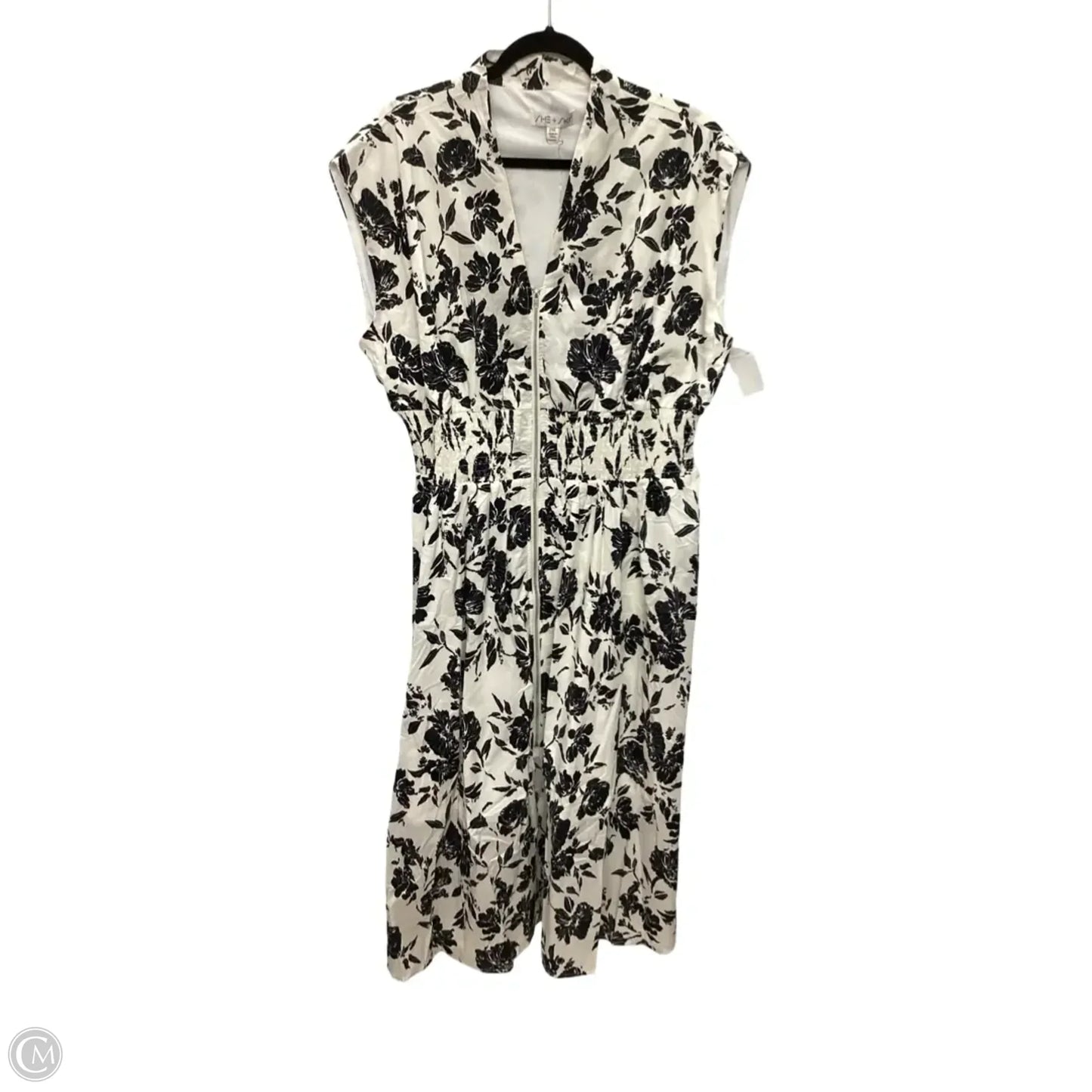 Dress Casual Maxi By She + Sky In Black & White, Size: 2x