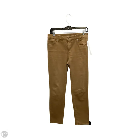 Jeans Boyfriend By Chicos In Brown Denim, Size: 0