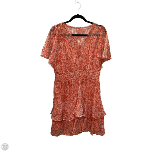 Dress Casual Short By Taylor In Orange, Size: 14p