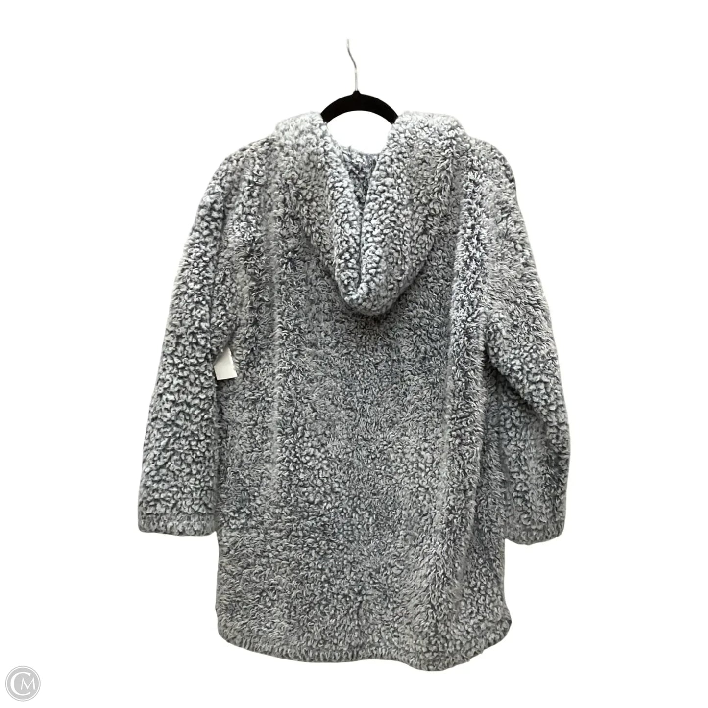 Jacket Faux Fur & Sherpa By Kensie In Grey, Size: S