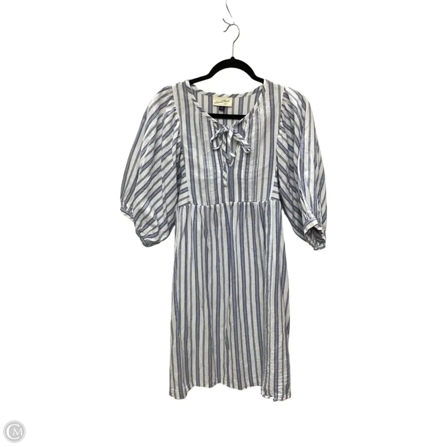 Dress Casual Short By Universal Thread In Blue & White, Size: M
