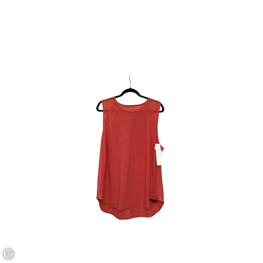 Athletic Tank Top By Lululemon In Red, Size: 16