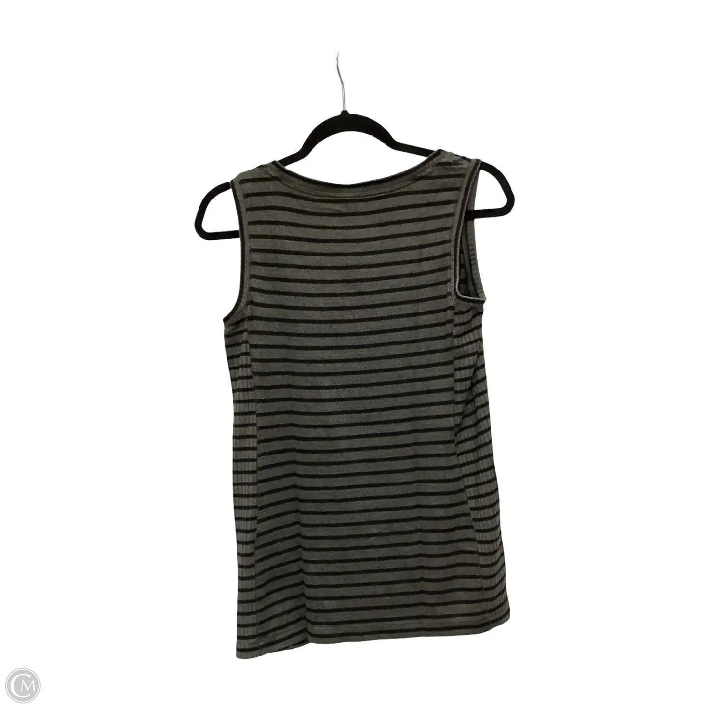 Blouse Sleeveless By Chicos In Striped Pattern, Size: S