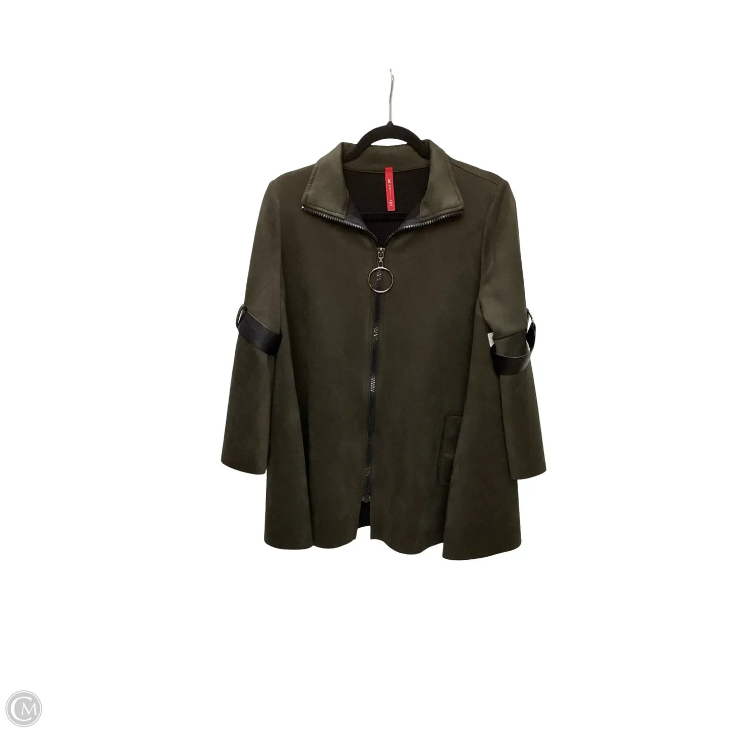 Jacket Moto By Ic By Connie K In Green, Size: M