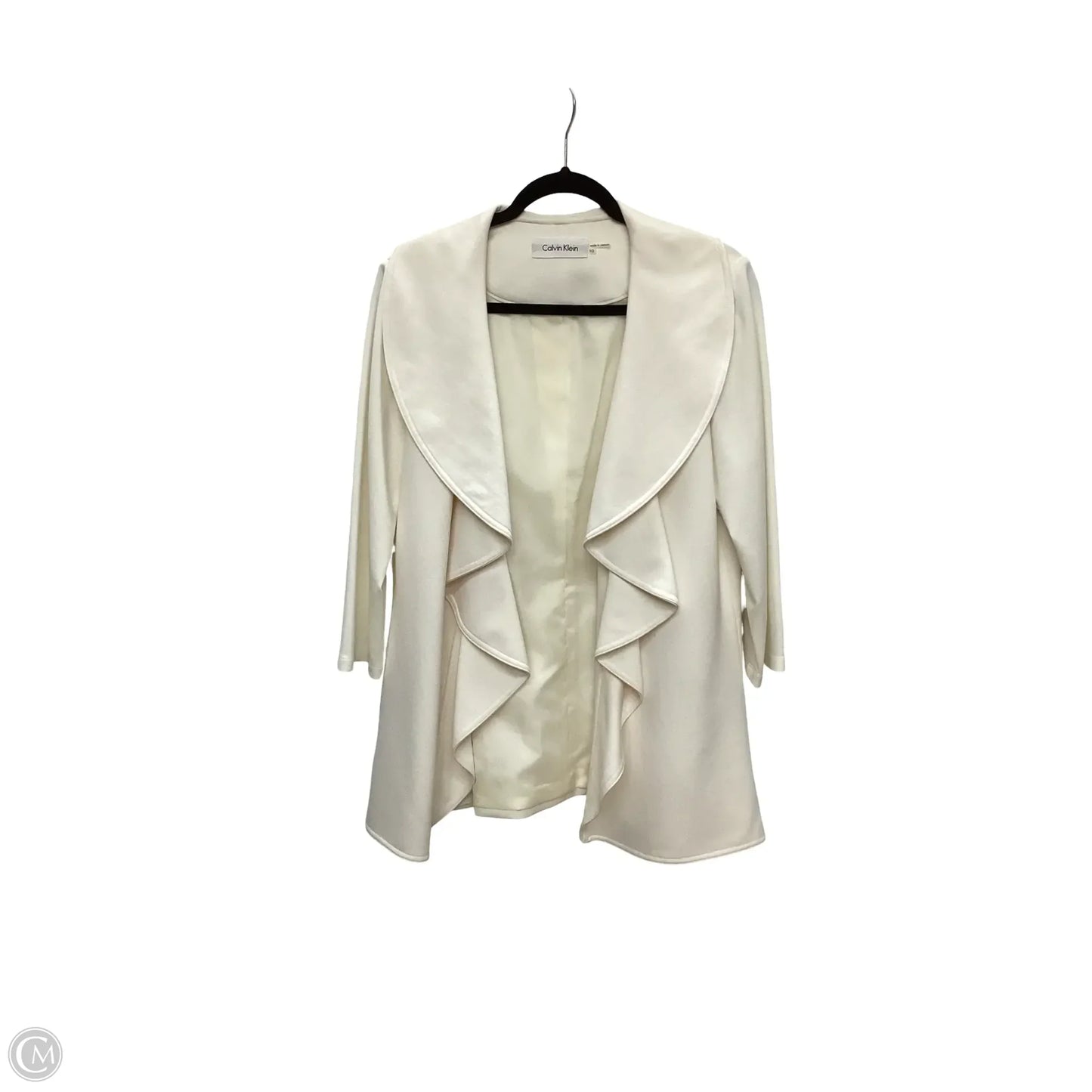 Blazer By Calvin Klein In Cream, Size: 10