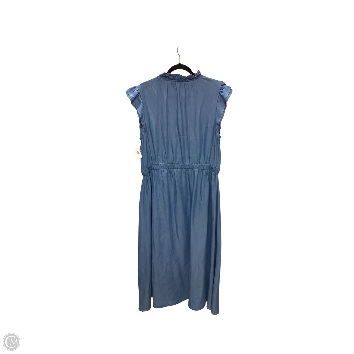 Dress Casual Midi By On 34th In Blue, Size: 1x