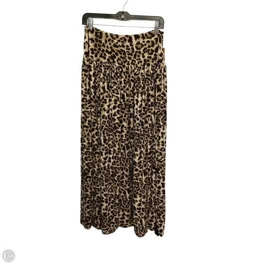 Skirt Maxi By So Me In Animal Print, Size: M