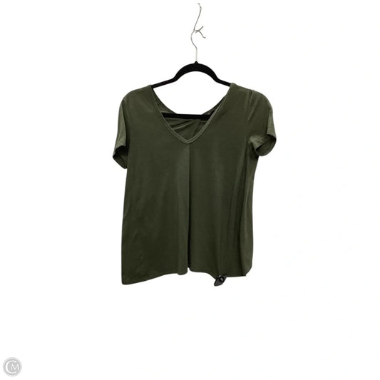Athletic Top Short Sleeve By Victorias Secret In Green, Size: Xs