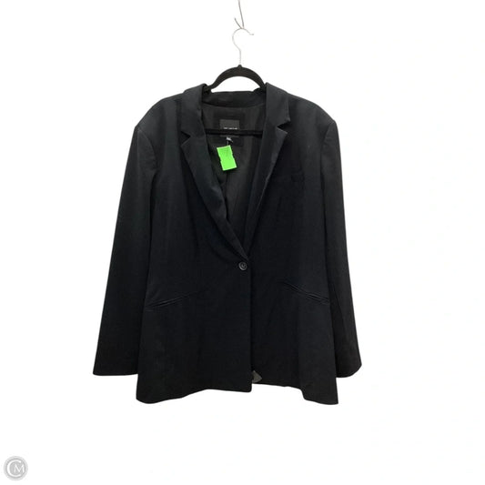 Blazer By Clothes Mentor In Black, Size: 24