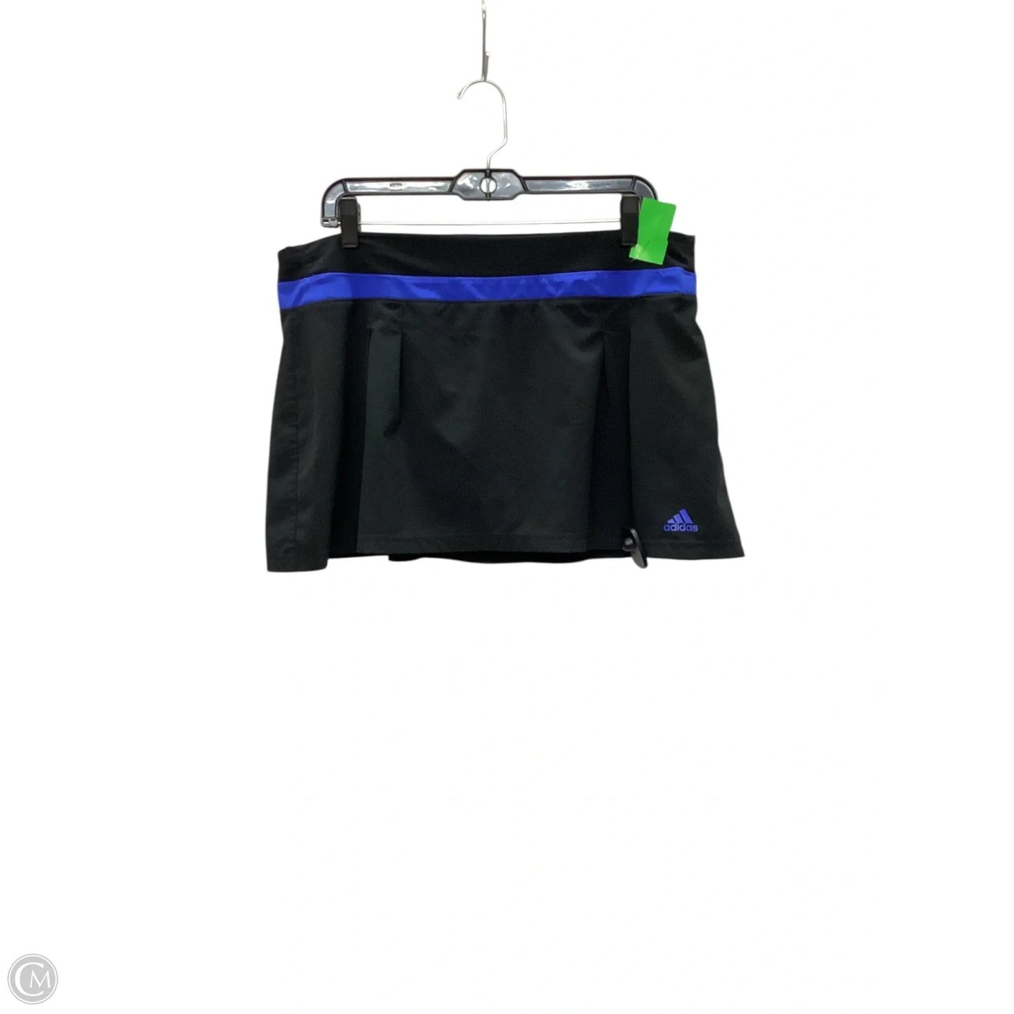 Athletic Skort By Adidas In Black, Size: L