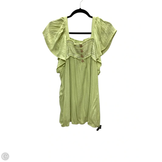 Top Sleeveless By Maurices In Yellow, Size: 2x