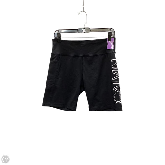 Athletic Shorts By Calvin Klein In Black, Size: L