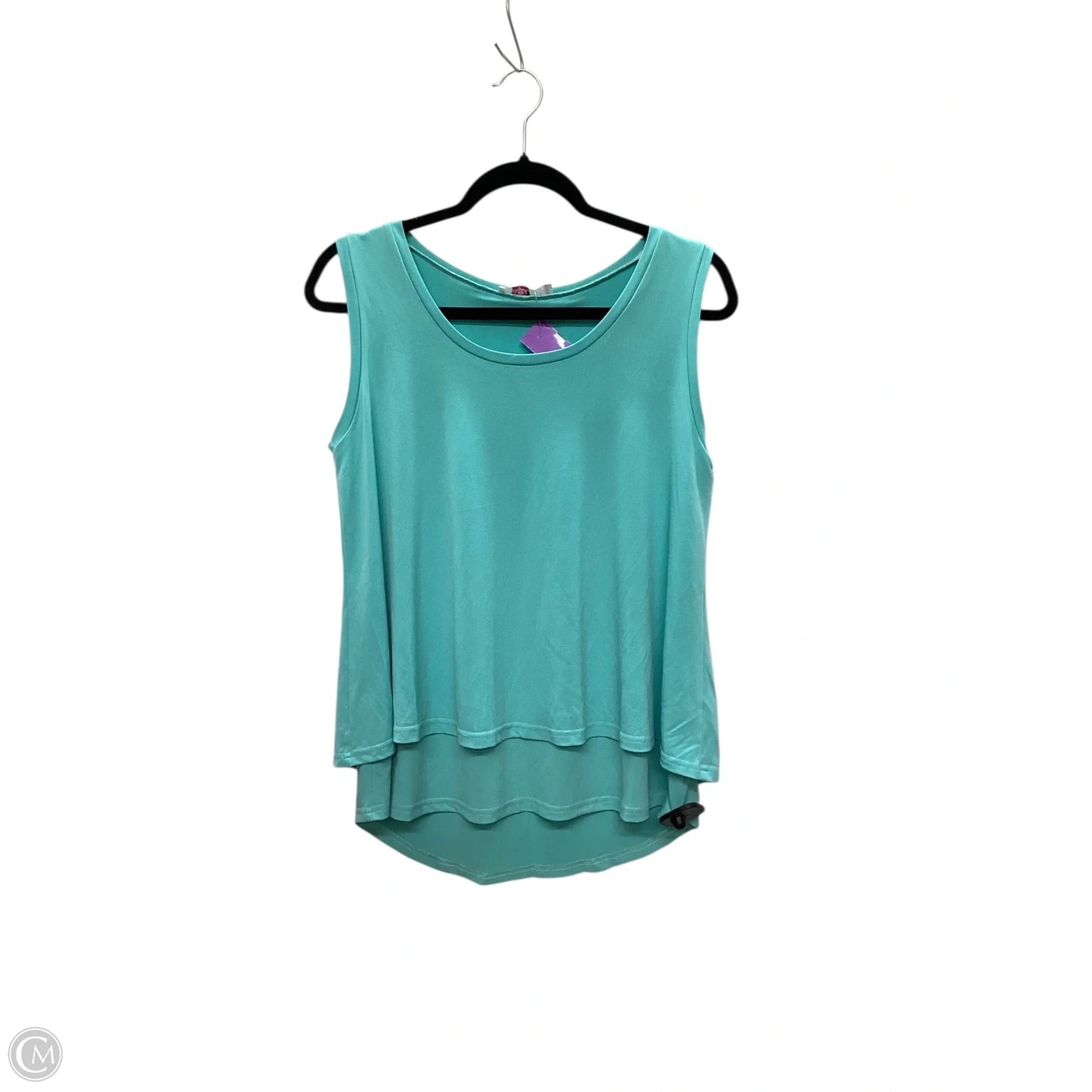 Top Sleeveless Basic By Aryeh In Blue, Size: M