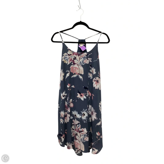 Dress Casual Midi By Loft In Blue, Size: M