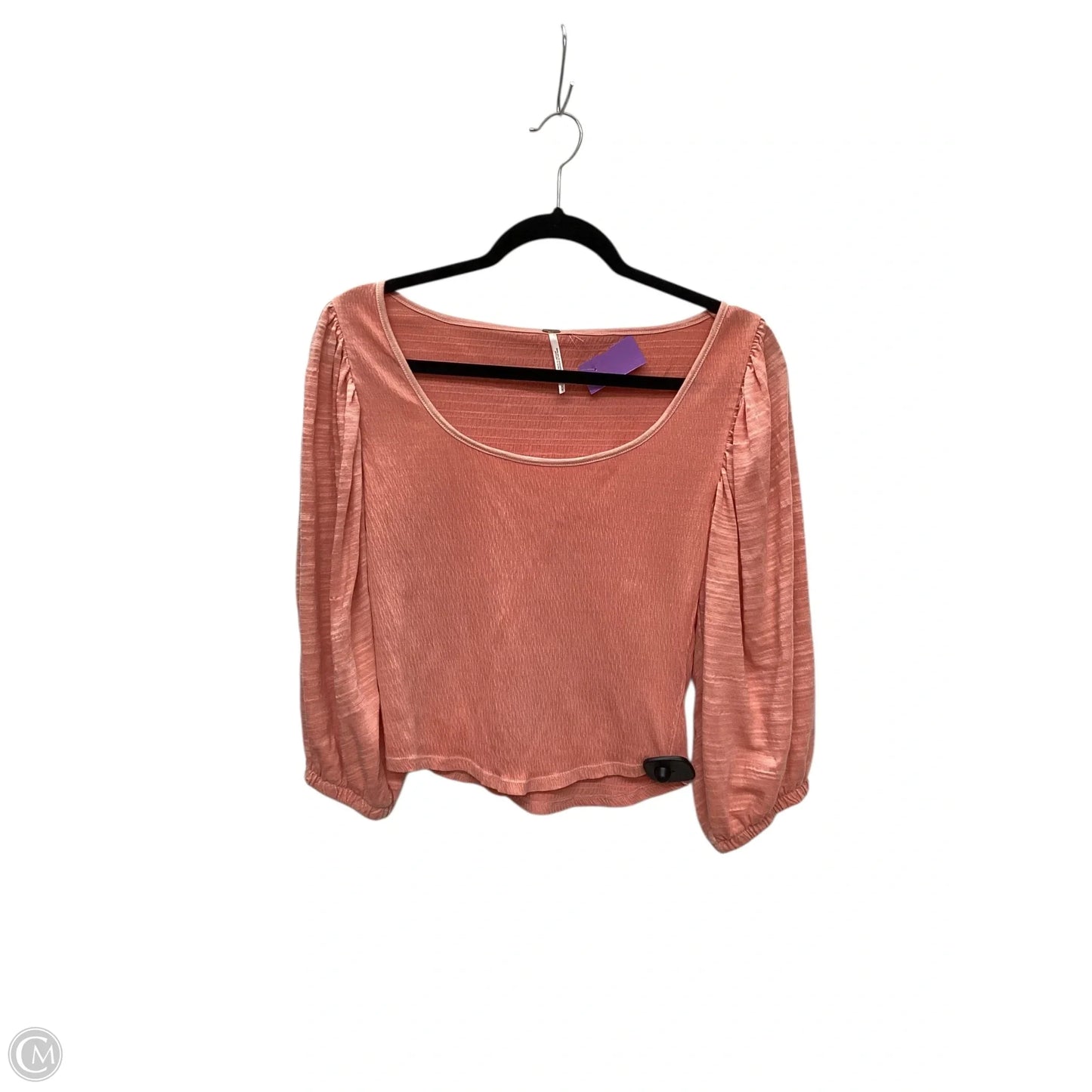 Top Long Sleeve By Free People In Orange, Size: M