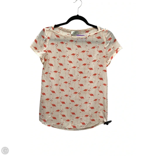 Top Short Sleeve Designer By Kate Spade In Pink, Size: 2