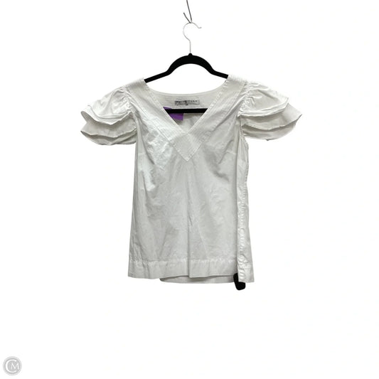 Top Short Sleeve By Trina Turk In White, Size: Xs