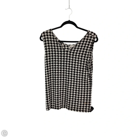 Top Sleeveless By Chicos In Multi-colored, Size: M