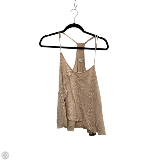 Top Sleeveless By American Eagle In Brown, Size: L