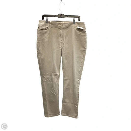Pants Chinos & Khakis By Chicos In Tan, Size: M