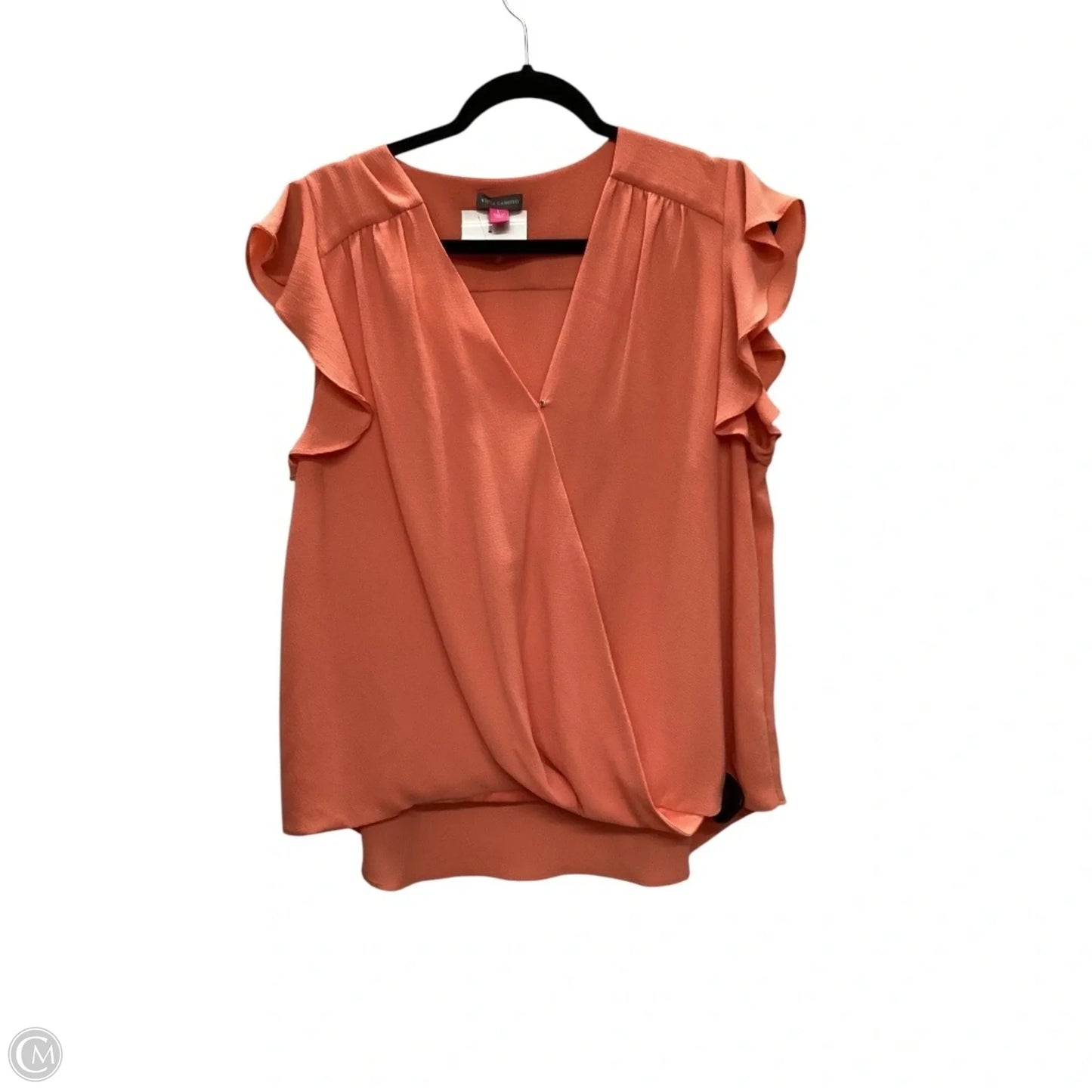 Top Sleeveless By Vince Camuto In Orange, Size: L