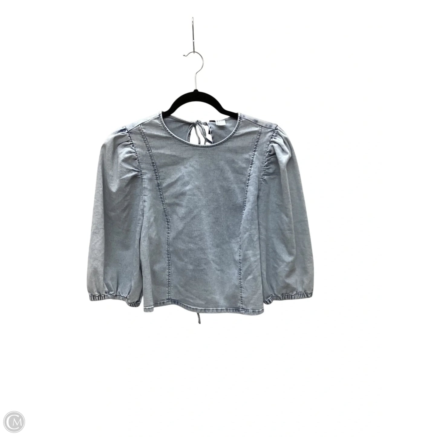Top Long Sleeve By Divided In Blue, Size: M