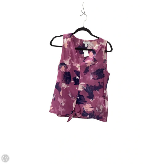 Top Sleeveless By Nine West In Purple, Size: S