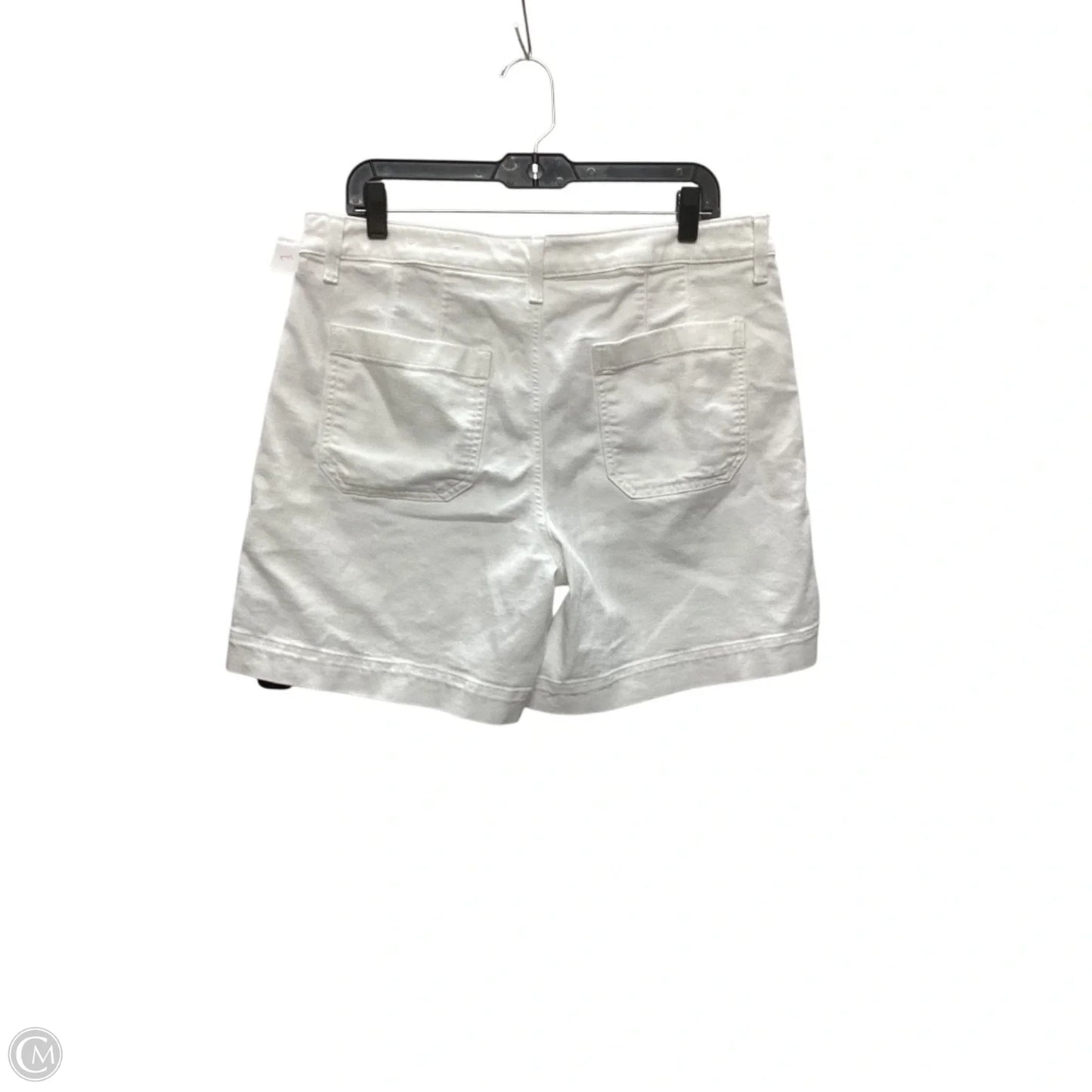 Shorts By Chicos In White Denim, Size: 12