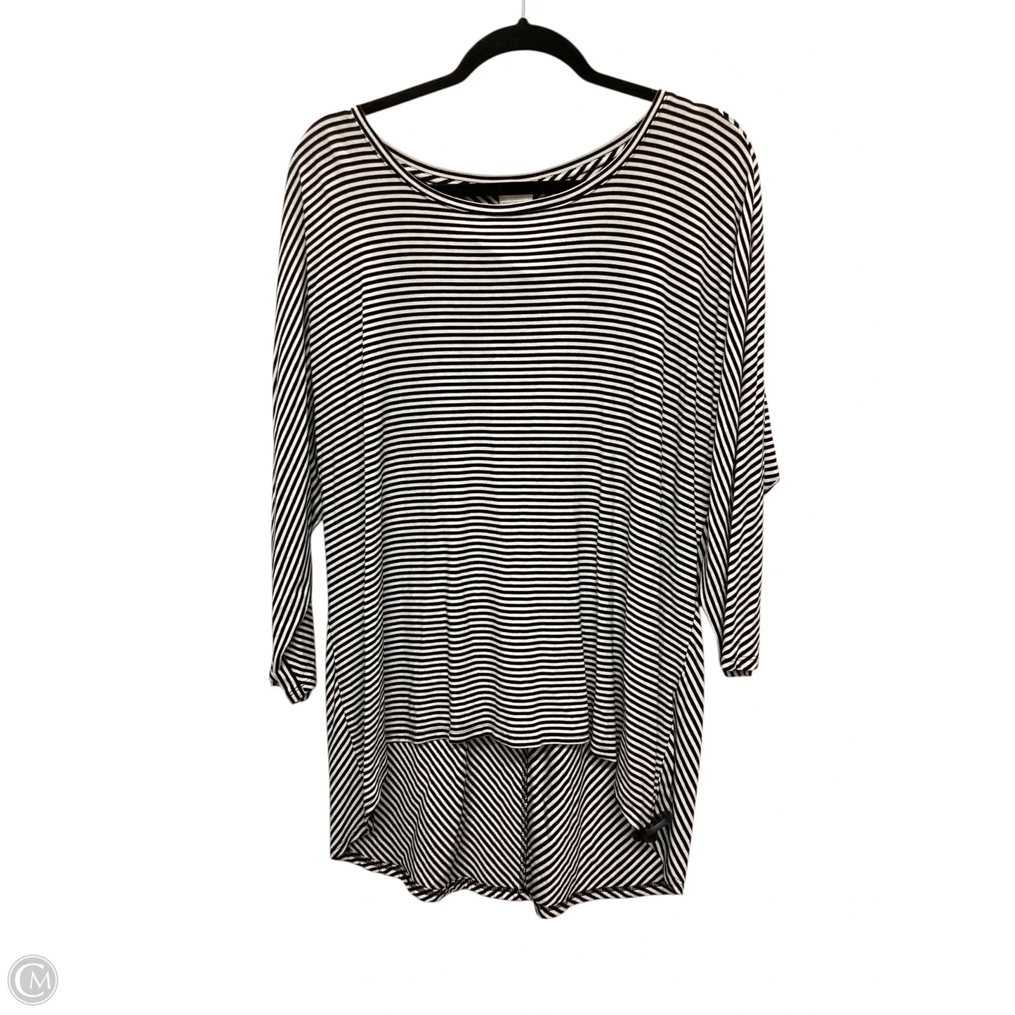 Top Long Sleeve By Chicos In Striped Pattern, Size: L