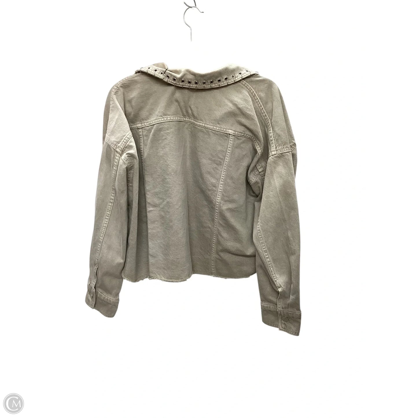 Jacket Denim By Zara In Brown, Size: S