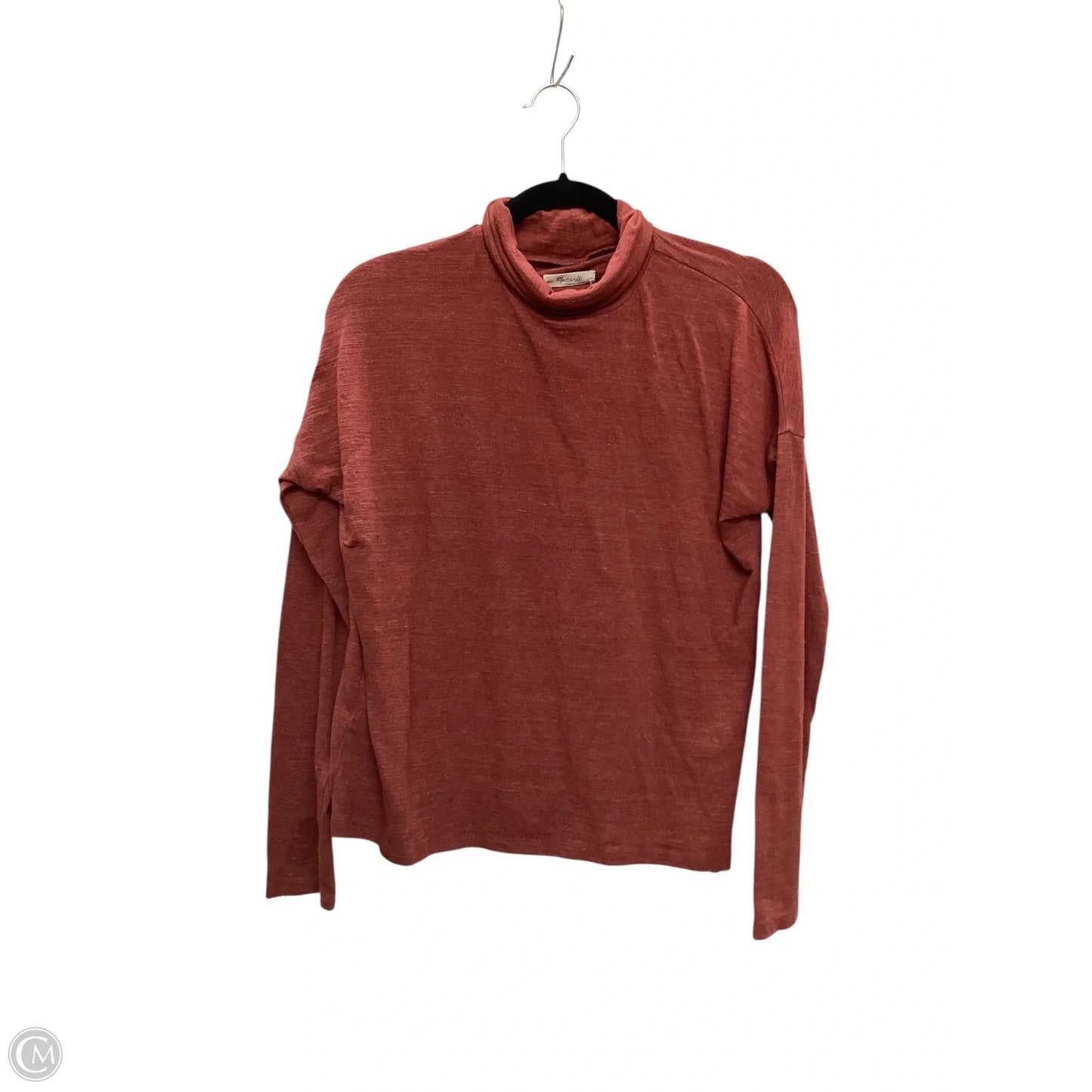 Top Long Sleeve By Madewell In Red, Size: S