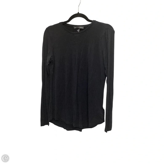 Top Long Sleeve Basic By Saks Fifth Avenue In Black, Size: M