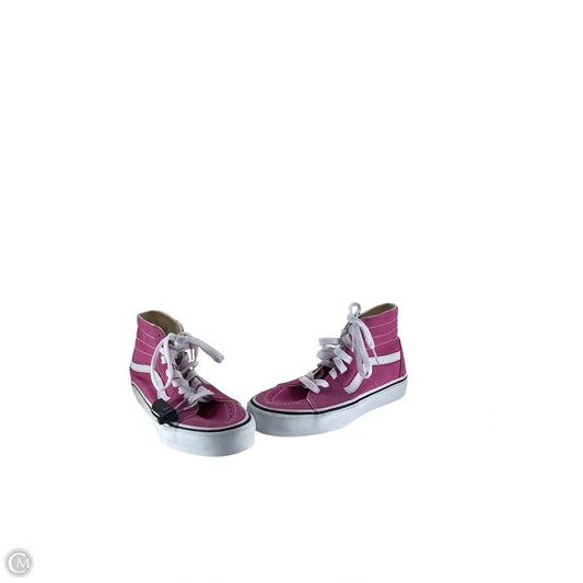 Shoes Sneakers By Vans In Pink, Size: 6.5