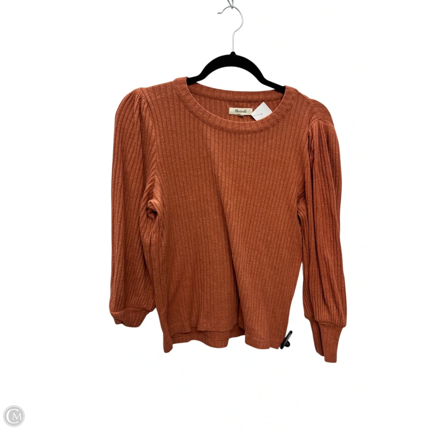 Top Long Sleeve By Madewell In Orange, Size: S