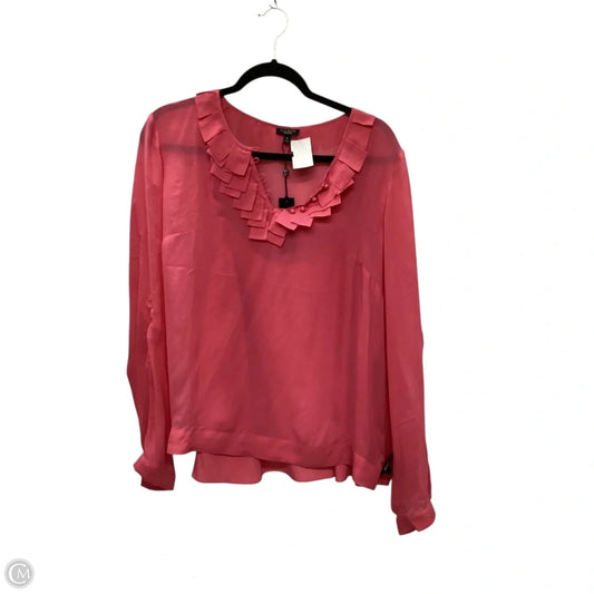 Top Long Sleeve By Talbots In Pink, Size: 16
