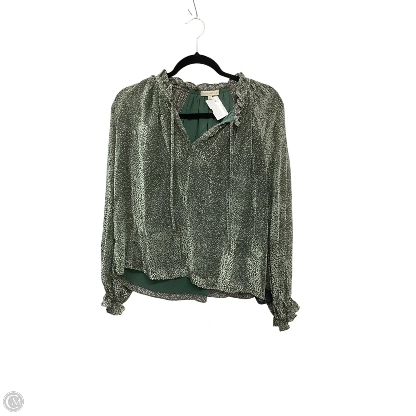 Top Long Sleeve By Clothes Mentor In Green, Size: Xs