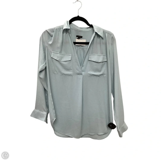 Top Long Sleeve By Ann Taylor In Blue, Size: Xs
