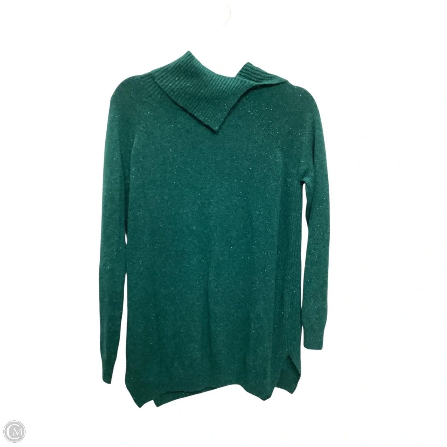 Tunic Long Sleeve By Clothes Mentor In Green, Size: M