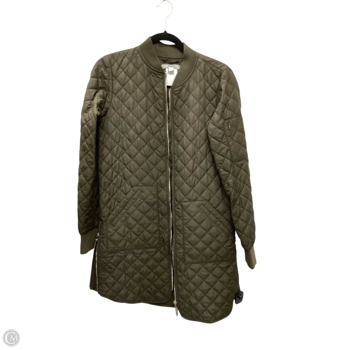 Coat Puffer & Quilted By Zella In Green, Size: Xxs