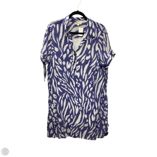 Dress Casual Maxi By Clothes Mentor In Blue, Size: 2x
