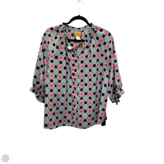 Top Long Sleeve By Ruby Rd In Multi-colored, Size: Xl