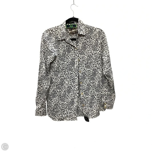 Top Long Sleeve By C Wonder In Grey, Size: S